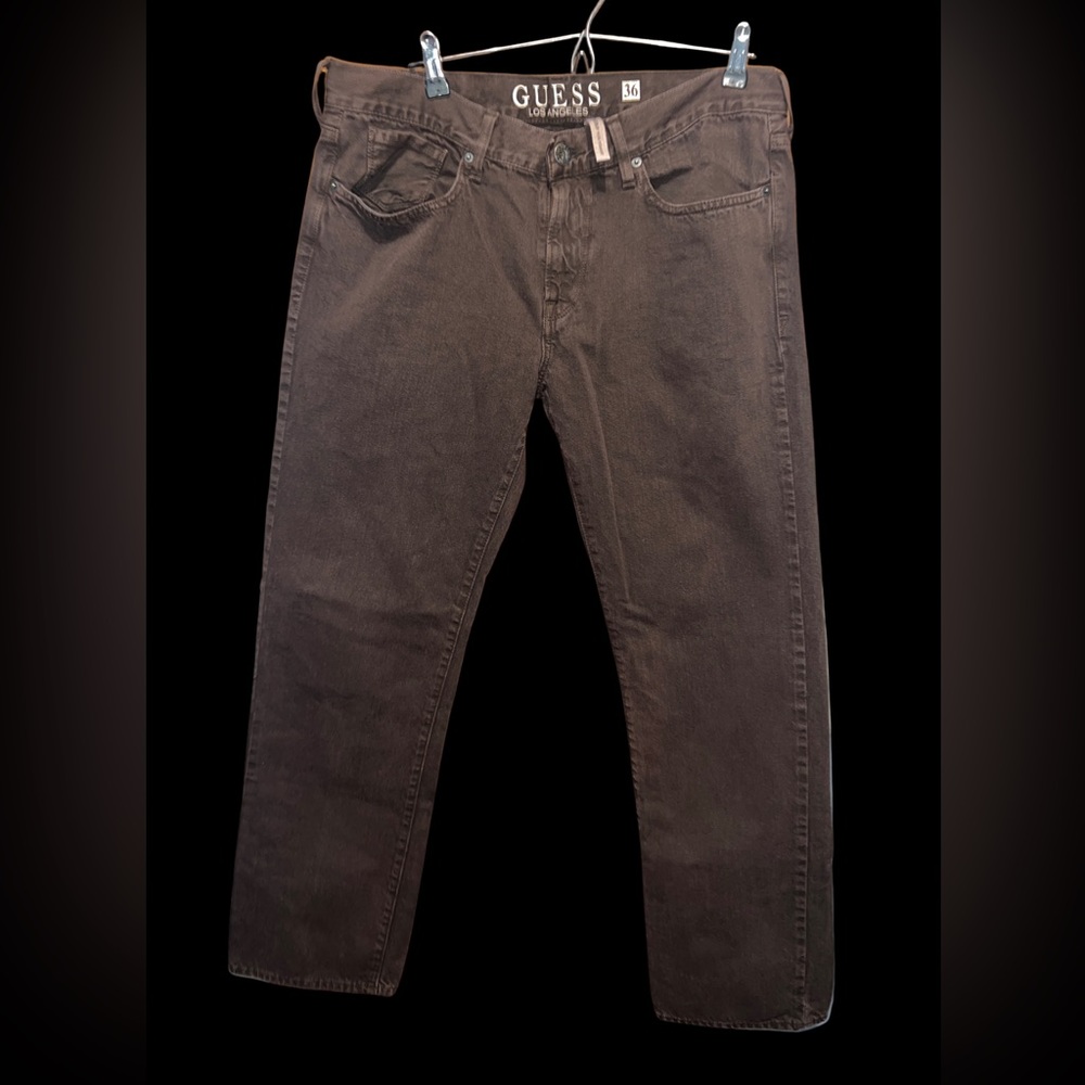 Guess brown jeans size 36x32